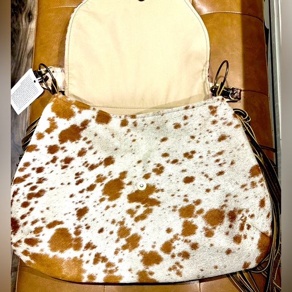 NWT Keep It Gypsy Pink Leopard & Hide Leather Trudy Bag Set - Picture 4 of 16